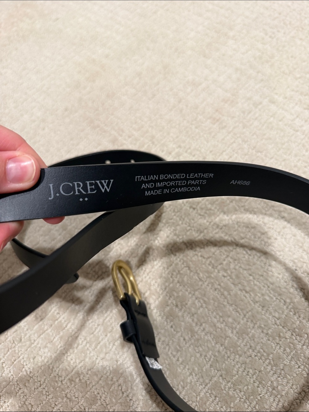 J.crew Women’s Italian bonded leather belt - Picture 5 of 5